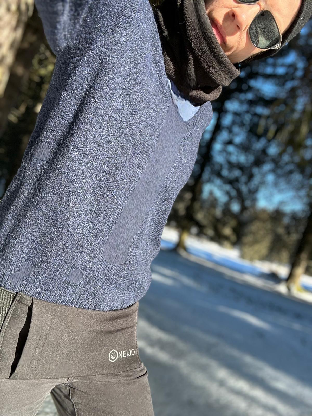 NEIJO | Outdoorsitzgurt Unisex in Schwarz neijo