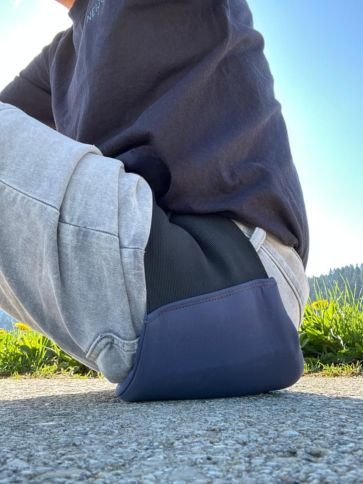 NEIJO | Outdoorsitzgurt Unisex in Smoke blue