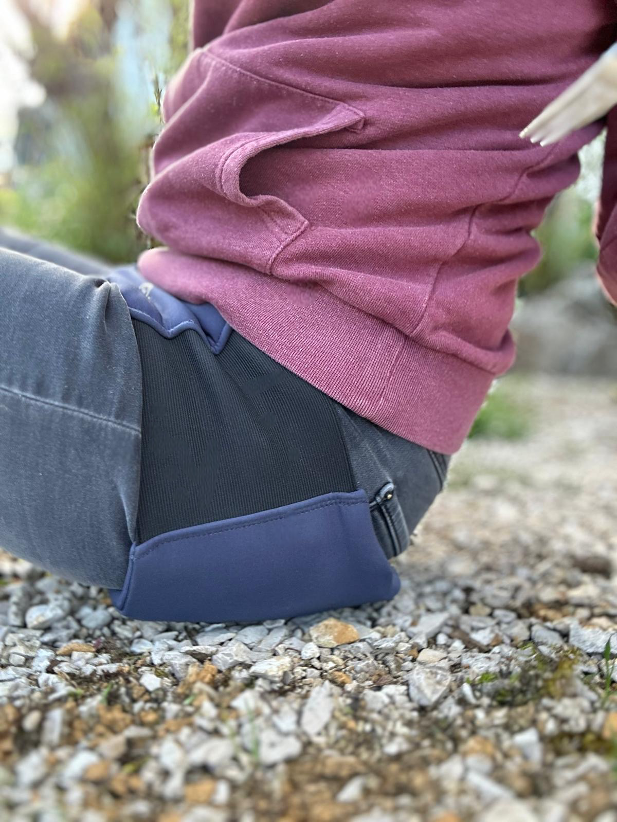 NEIJO | Outdoorsitzgurt Unisex in Smoke blue