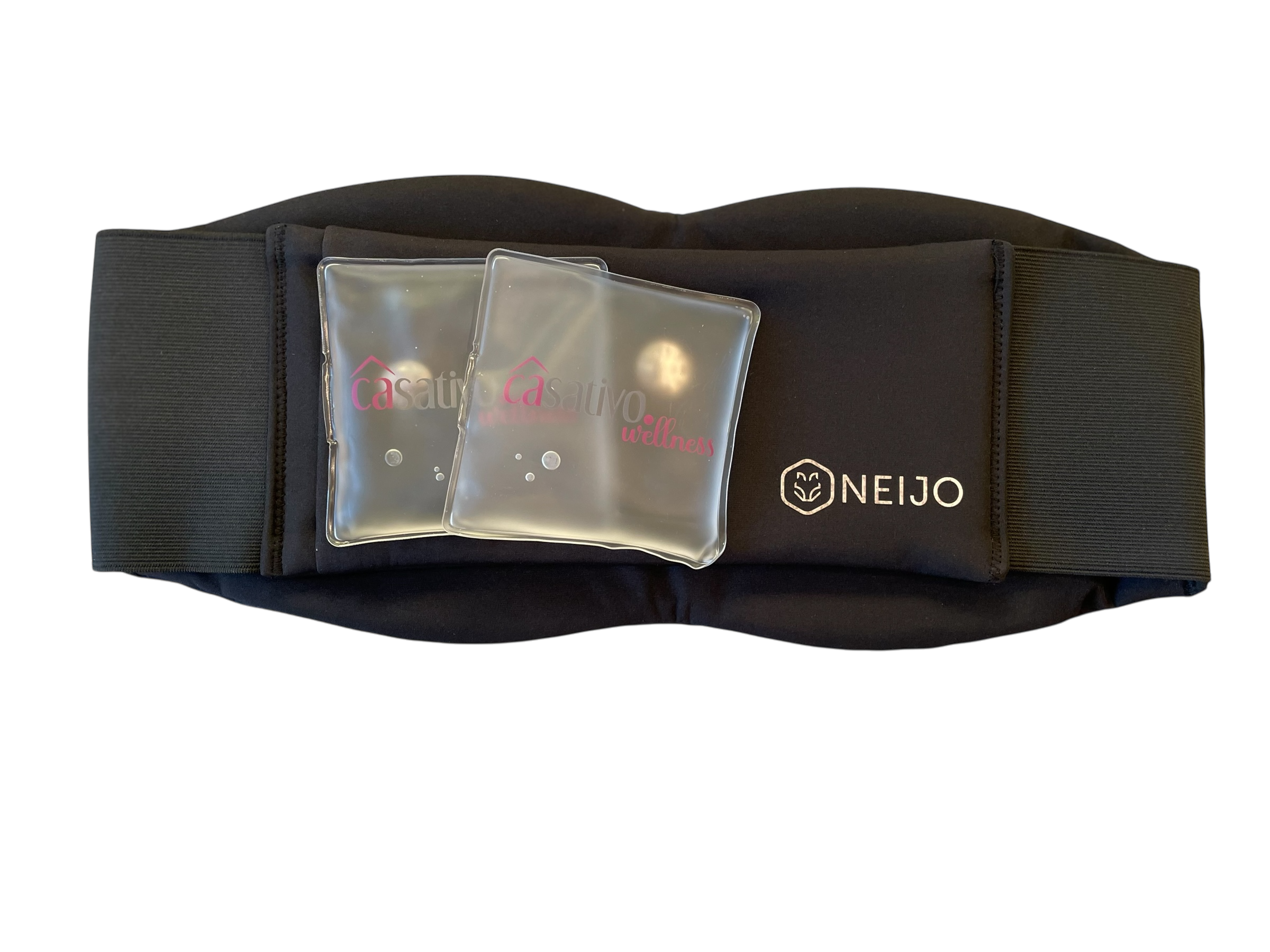 NEIJO | Outdoorsitzgurt SET Schwarz ,inkl. 2 Handwärmer / Taschenwärmer