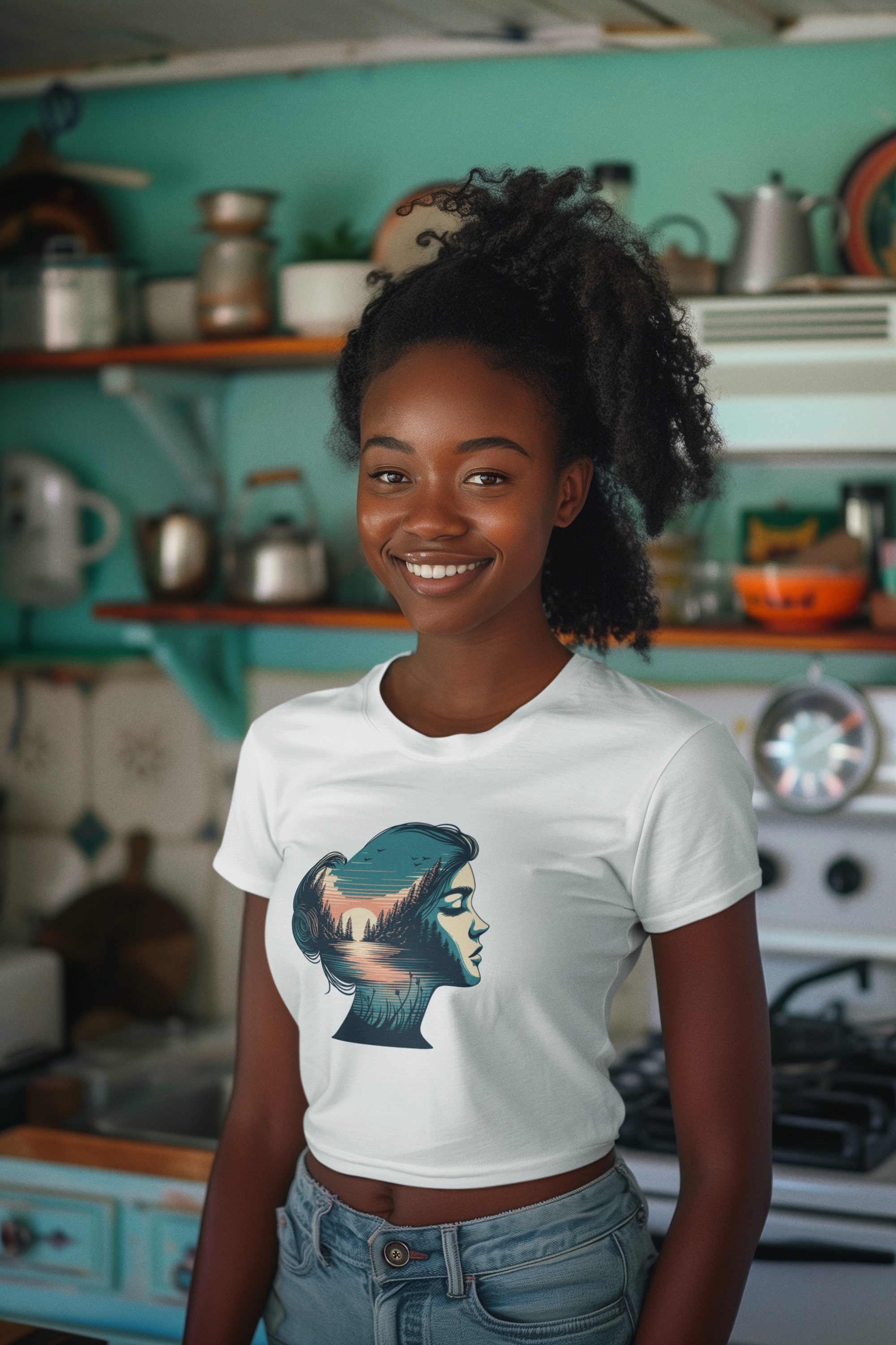 Top Crop woman MarketPrint