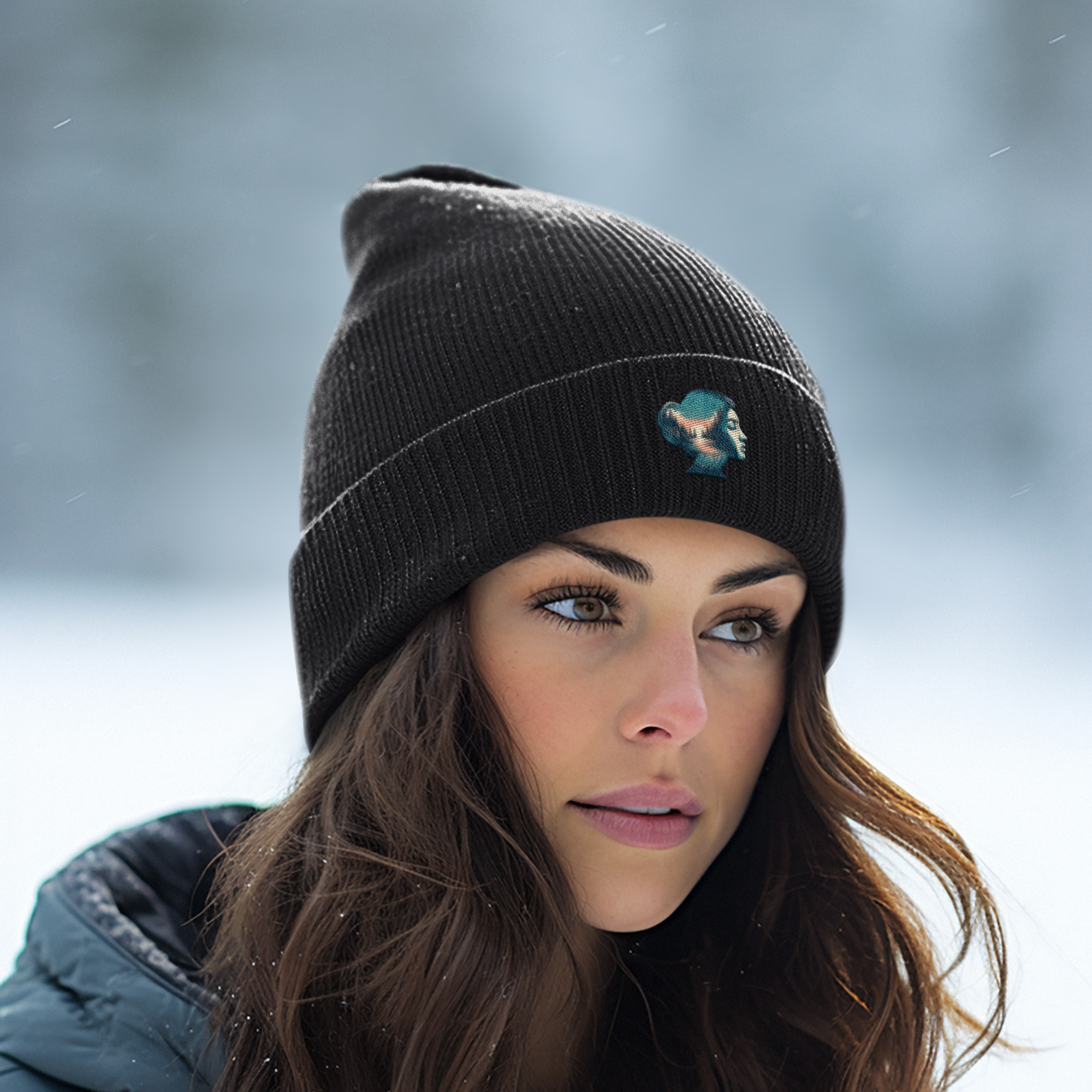 Beanie woman MarketPrint