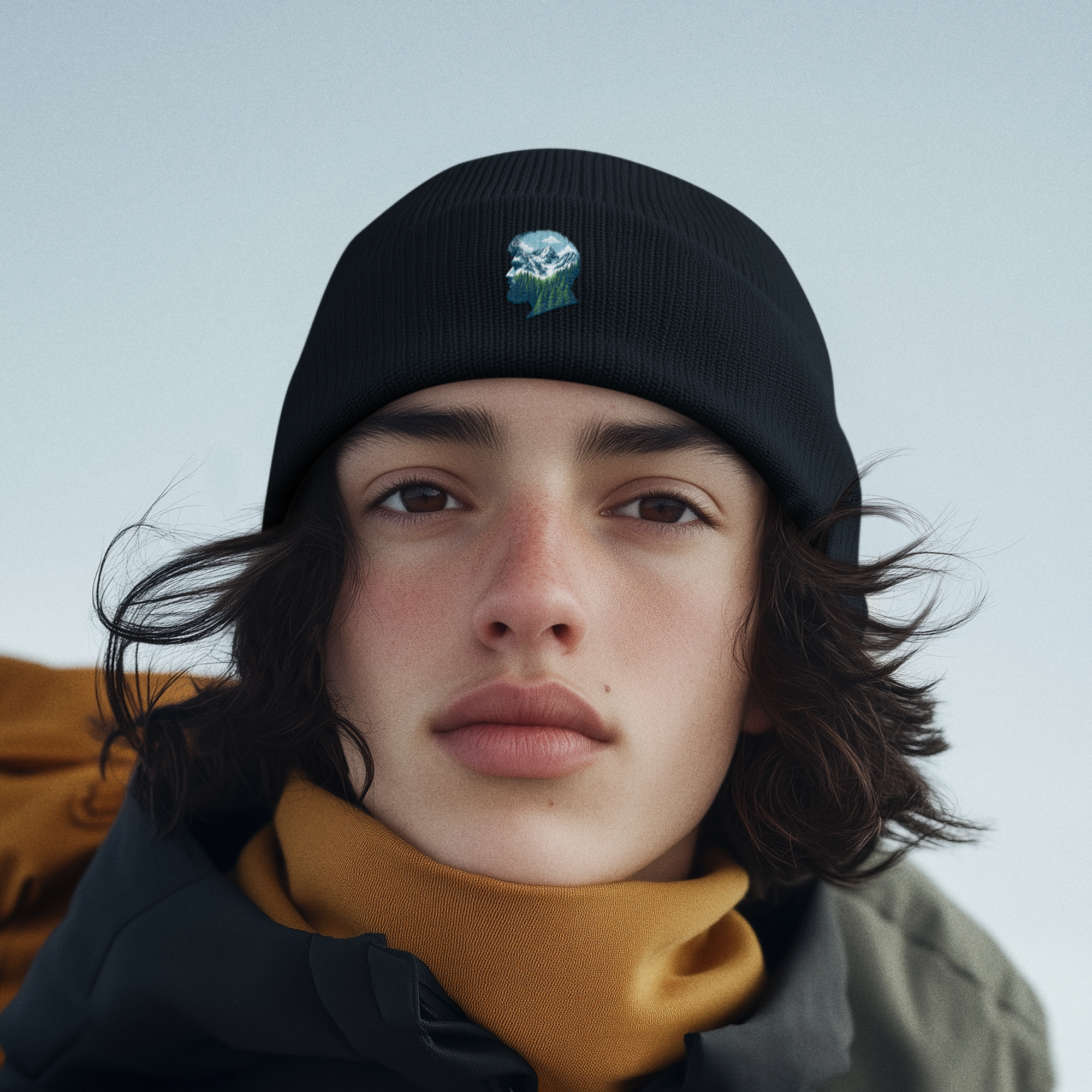 Beanie men MarketPrint