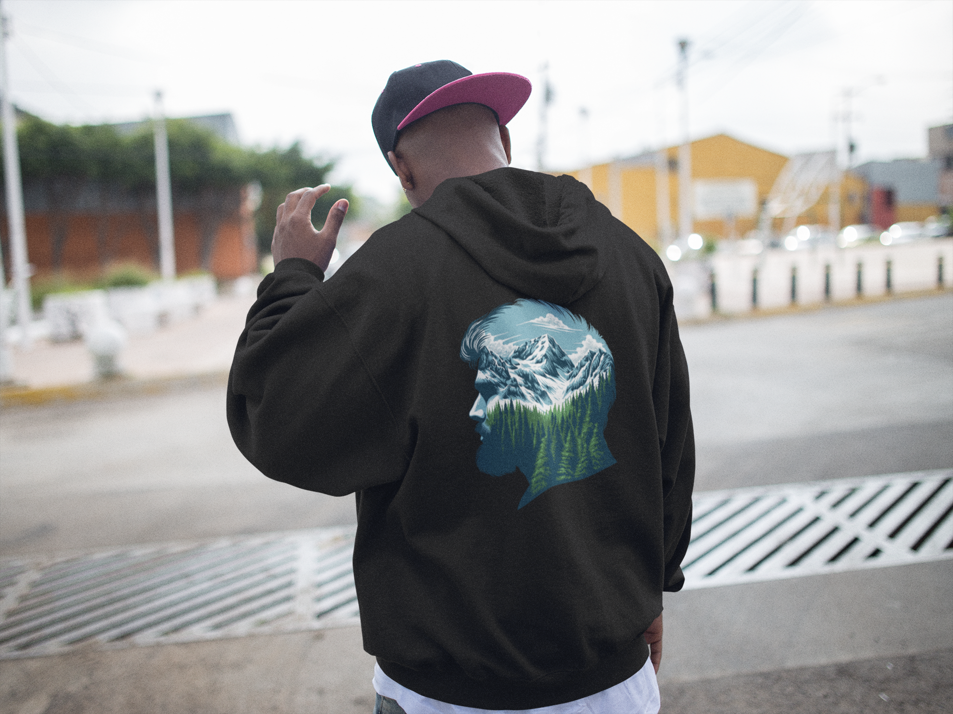 VACANCY Oversized Zipper Hoodie