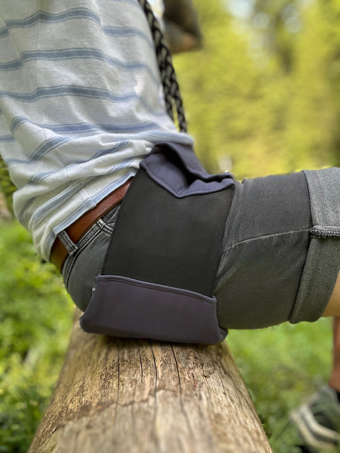 NEIJO | Outdoorsitzgurt Unisex in Smoke blue