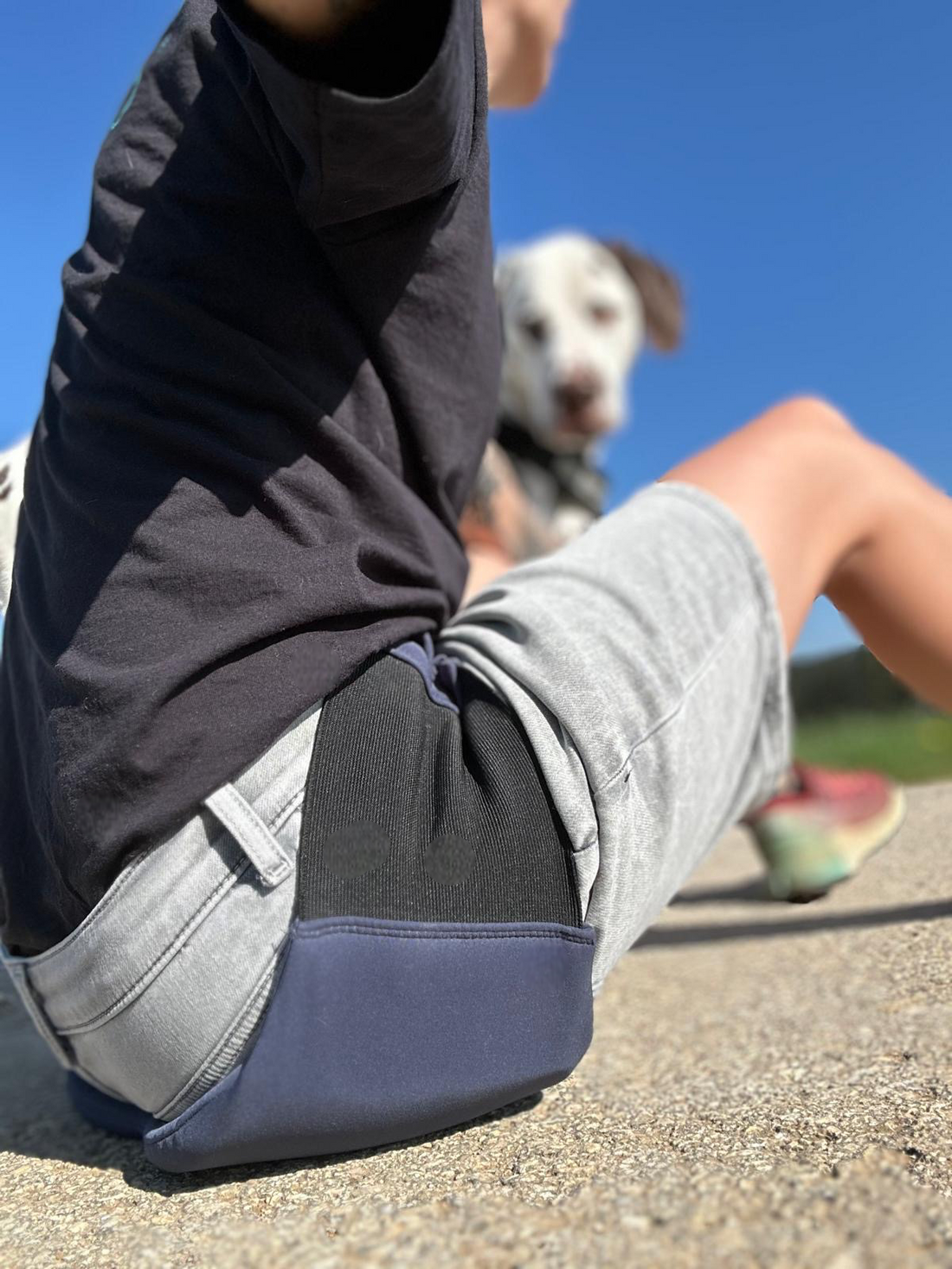 NEIJO | Outdoorsitzgurt Unisex in Smoke blue
