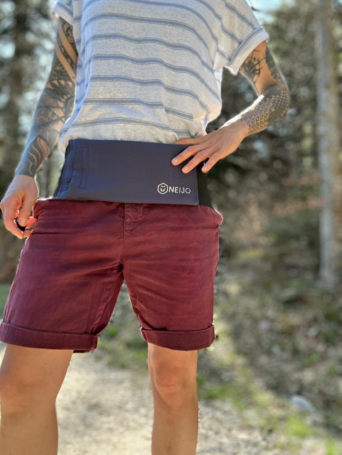 NEIJO | Outdoorsitzgurt Unisex in Smoke blue
