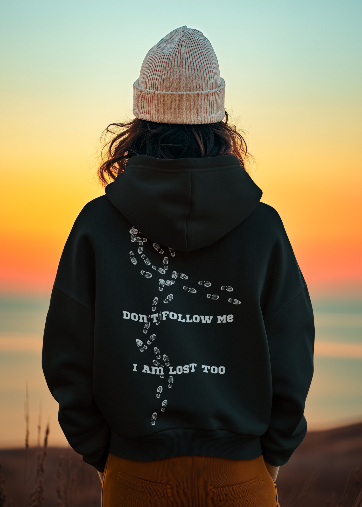 Hoodie follow me MarketPrint