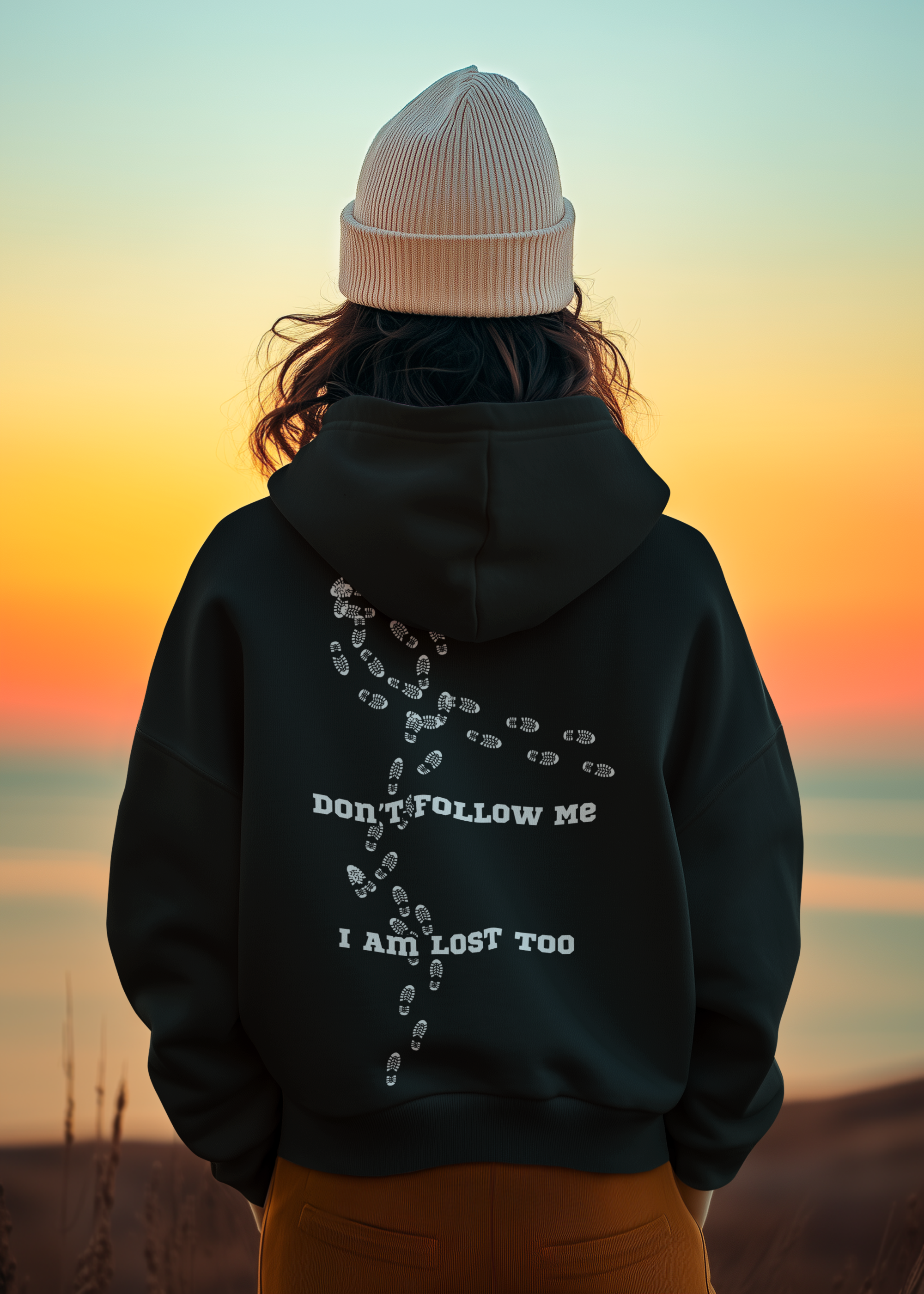 Hoodie follow me MarketPrint